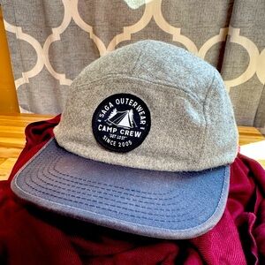 Saga Outerwear - Wool  5 panel Hat Camp Patch